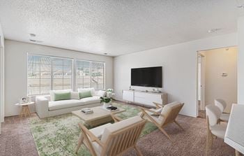 Living room with tv